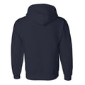 Navy - Back - Gildan Heavyweight DryBlend Adult Unisex Hooded Sweatshirt Top - Hoodie (13 Colours)