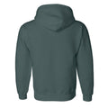 Forest Green - Back - Gildan Heavyweight DryBlend Adult Unisex Hooded Sweatshirt Top - Hoodie (13 Colours)