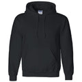 Black - Front - Gildan Heavyweight DryBlend Adult Unisex Hooded Sweatshirt Top - Hoodie (13 Colours)