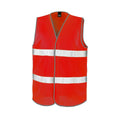 Red - Front - Result Adults Unisex Safeguard Enhance Visibility Vest