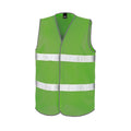 Lime - Front - Result Adults Unisex Safeguard Enhance Visibility Vest