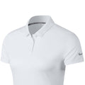 White - Back - Nike Womens-Ladies Dry Fit Polo Shirt