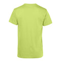 Lime - Back - B&C Mens Organic E150 T-Shirt
