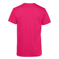 Magenta Pink - Back - B&C Mens Organic E150 T-Shirt