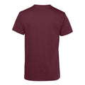 Burgundy - Back - B&C Mens Organic E150 T-Shirt