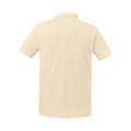 Natural - Back - Russell Mens Pure Organic Polo