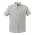 Stone - Front - Russell Mens Pure Organic Polo