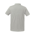 Stone - Back - Russell Mens Pure Organic Polo