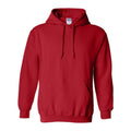 Red - Front - Gildan Heavy Blend Adult Unisex Hooded Sweatshirt - Hoodie