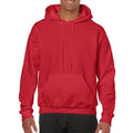 Red - Side - Gildan Heavy Blend Adult Unisex Hooded Sweatshirt - Hoodie