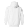 White - Back - Gildan Heavy Blend Adult Unisex Hooded Sweatshirt - Hoodie