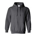 Charcoal - Front - Gildan Heavy Blend Adult Unisex Hooded Sweatshirt - Hoodie