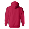 Cherry Red - Back - Gildan Heavy Blend Adult Unisex Hooded Sweatshirt - Hoodie