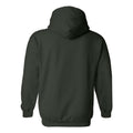 Forest Green - Back - Gildan Heavy Blend Adult Unisex Hooded Sweatshirt - Hoodie