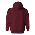 Garnet - Back - Gildan Heavy Blend Adult Unisex Hooded Sweatshirt - Hoodie