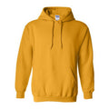 Gold - Front - Gildan Heavy Blend Adult Unisex Hooded Sweatshirt - Hoodie