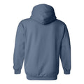 Indigo Blue - Back - Gildan Heavy Blend Adult Unisex Hooded Sweatshirt - Hoodie