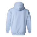 Light Blue - Back - Gildan Heavy Blend Adult Unisex Hooded Sweatshirt - Hoodie