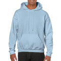 Light Blue - Side - Gildan Heavy Blend Adult Unisex Hooded Sweatshirt - Hoodie