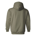 Military Green - Back - Gildan Heavy Blend Adult Unisex Hooded Sweatshirt - Hoodie