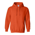 Orange - Front - Gildan Heavy Blend Adult Unisex Hooded Sweatshirt - Hoodie
