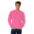 Pink Fizz - Back - B&C Mens Set In Sweatshirt