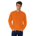 Pure Orange - Back - B&C Mens Set In Sweatshirt