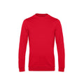 Red - Front - B&C Mens Set In Sweatshirt