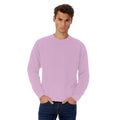 Candy Pink - Back - B&C Mens Set In Sweatshirt