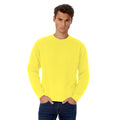 Solar Yellow - Back - B&C Mens Set In Sweatshirt