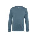 Nordic Blue - Front - B&C Mens King Crew Neck Sweater