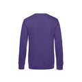 Radiant Purple - Back - B&C Mens King Crew Neck Sweater