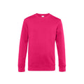 Magenta Pink - Front - B&C Mens King Crew Neck Sweater