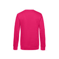 Magenta Pink - Back - B&C Mens King Crew Neck Sweater