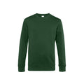 Bottle Green - Front - B&C Mens King Crew Neck Sweater
