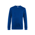 Royal Blue - Front - B&C Mens King Crew Neck Sweater