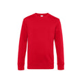 Red - Front - B&C Mens King Crew Neck Sweater