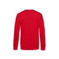 Red - Back - B&C Mens King Crew Neck Sweater