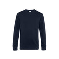 Navy Blue - Front - B&C Mens King Crew Neck Sweater