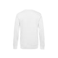 White - Back - B&C Mens King Crew Neck Sweater