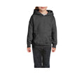 Black - Back - Gildan Heavy Blend Childrens Unisex Hooded Sweatshirt Top - Hoodie