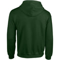 Forest Green - Back - Gildan Heavy Blend Unisex Adult Full Zip Hooded Sweatshirt Top