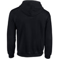 Black - Back - Gildan Heavy Blend Unisex Adult Full Zip Hooded Sweatshirt Top