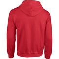 Red - Back - Gildan Heavy Blend Unisex Adult Full Zip Hooded Sweatshirt Top