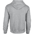 Sport Grey - Back - Gildan Heavy Blend Unisex Adult Full Zip Hooded Sweatshirt Top
