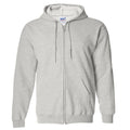 White - Lifestyle - Gildan Heavy Blend Unisex Adult Full Zip Hooded Sweatshirt Top