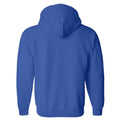 Royal - Back - Gildan Heavy Blend Unisex Adult Full Zip Hooded Sweatshirt Top
