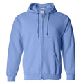 Carolina Blue - Front - Gildan Heavy Blend Unisex Adult Full Zip Hooded Sweatshirt Top