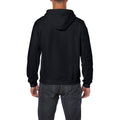 Black - Pack Shot - Gildan Heavy Blend Unisex Adult Full Zip Hooded Sweatshirt Top
