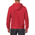 Red - Pack Shot - Gildan Heavy Blend Unisex Adult Full Zip Hooded Sweatshirt Top